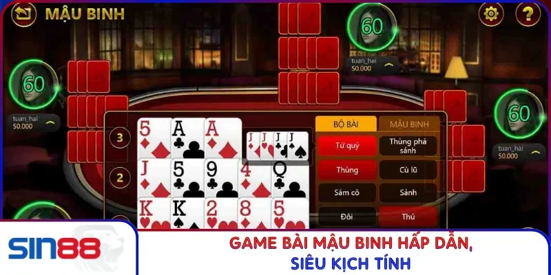 Game Bài Mậu Binh - Cách Xếp Bài Và Mẹo Chơi Thắng Lớn 2026 2 Game bài mậu binh hấp dẫn, siêu kịch tính